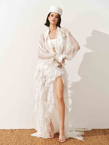 CICI Lightweight Top &amp; Skirt Set