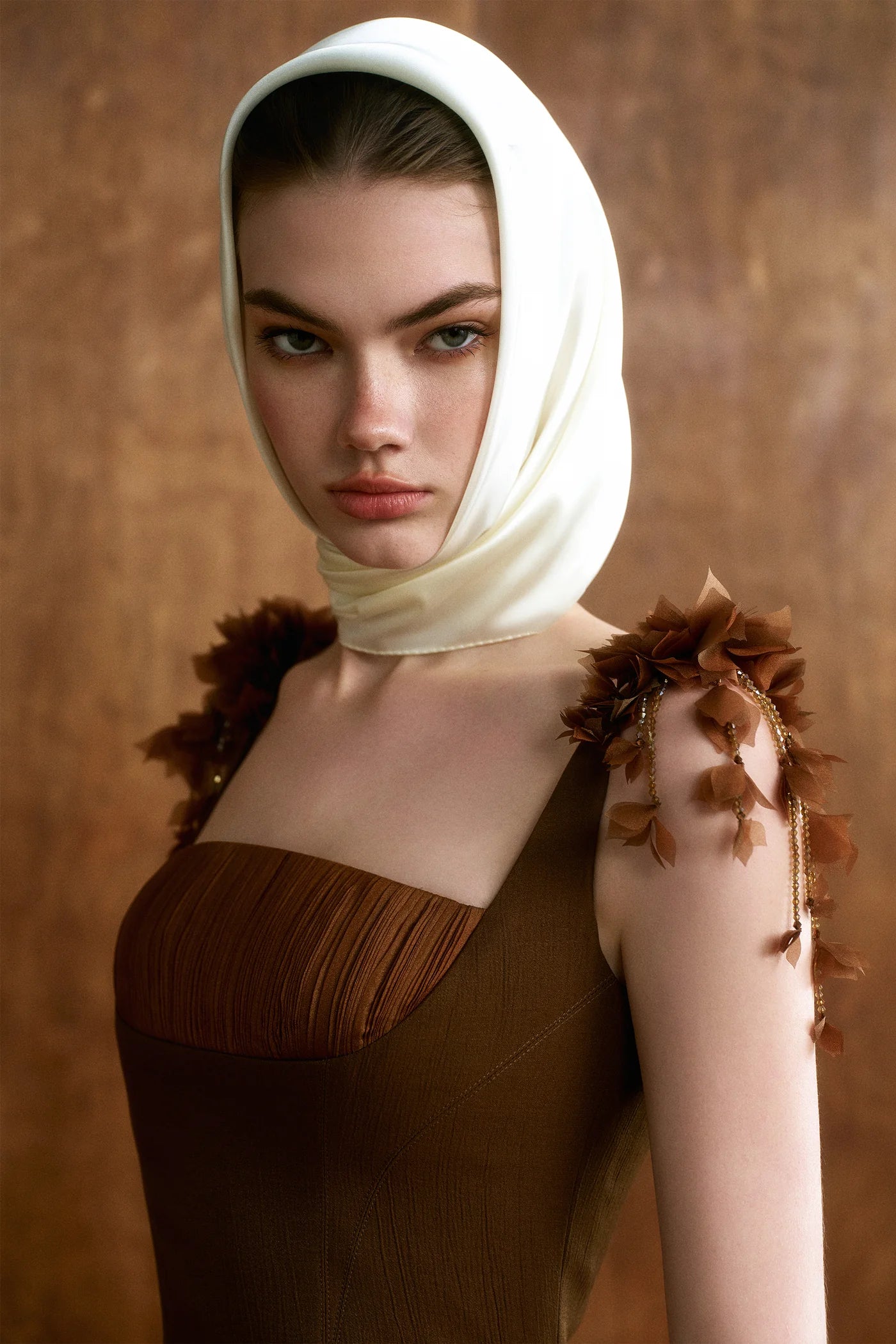 CICI TERRINA Strap-Detail Midi Dress