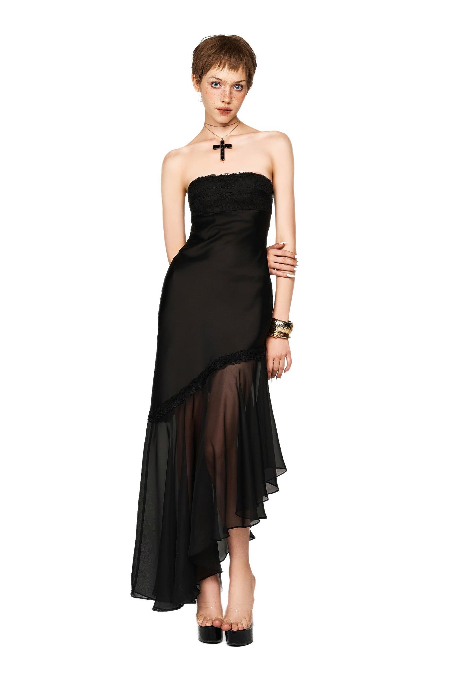 LSEOUL KEENA DRESS-Black