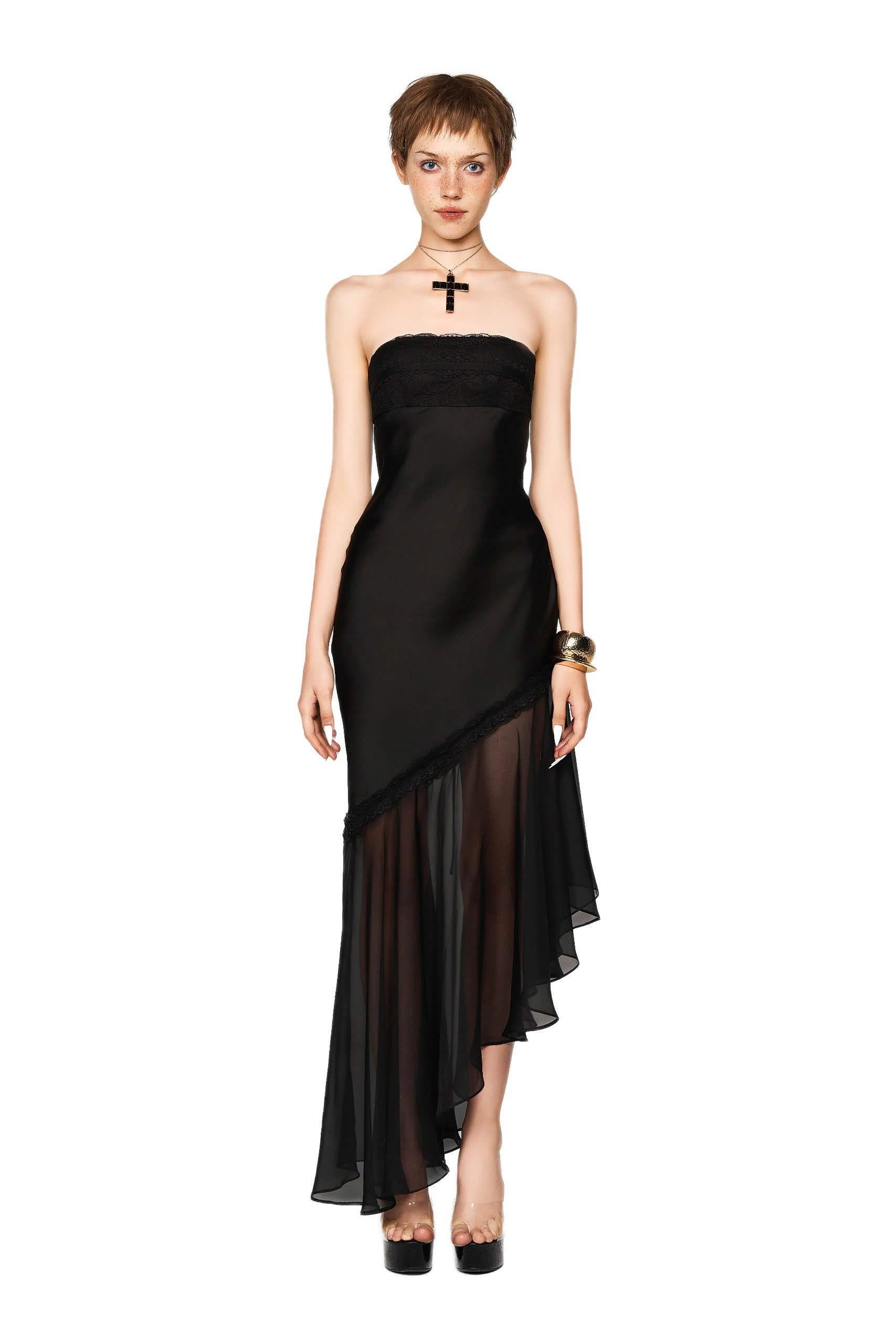 LSEOUL KEENA DRESS-Black