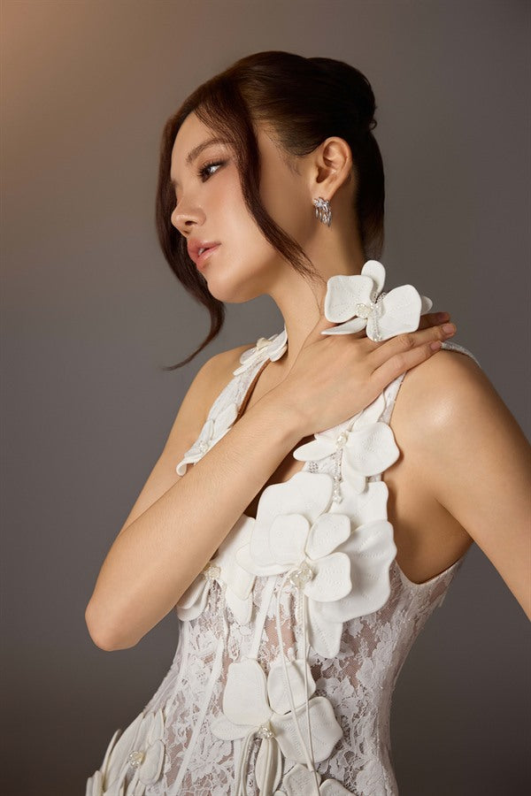 KEIRA TONG Orchids Mini Dress