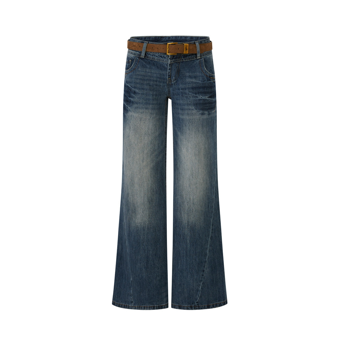 Lafreedom LAF360110 Retro low waisted slightly flared jeans