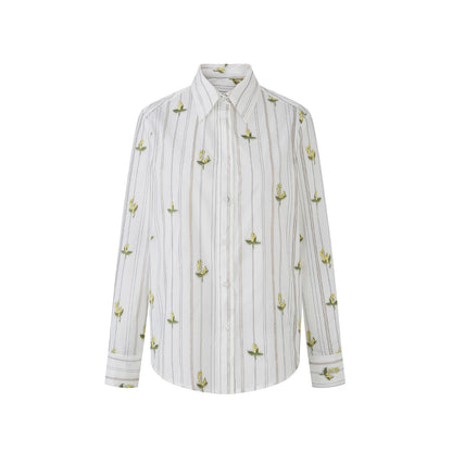 Lafreedom LAF360111 Embroidered vacation style shirt
