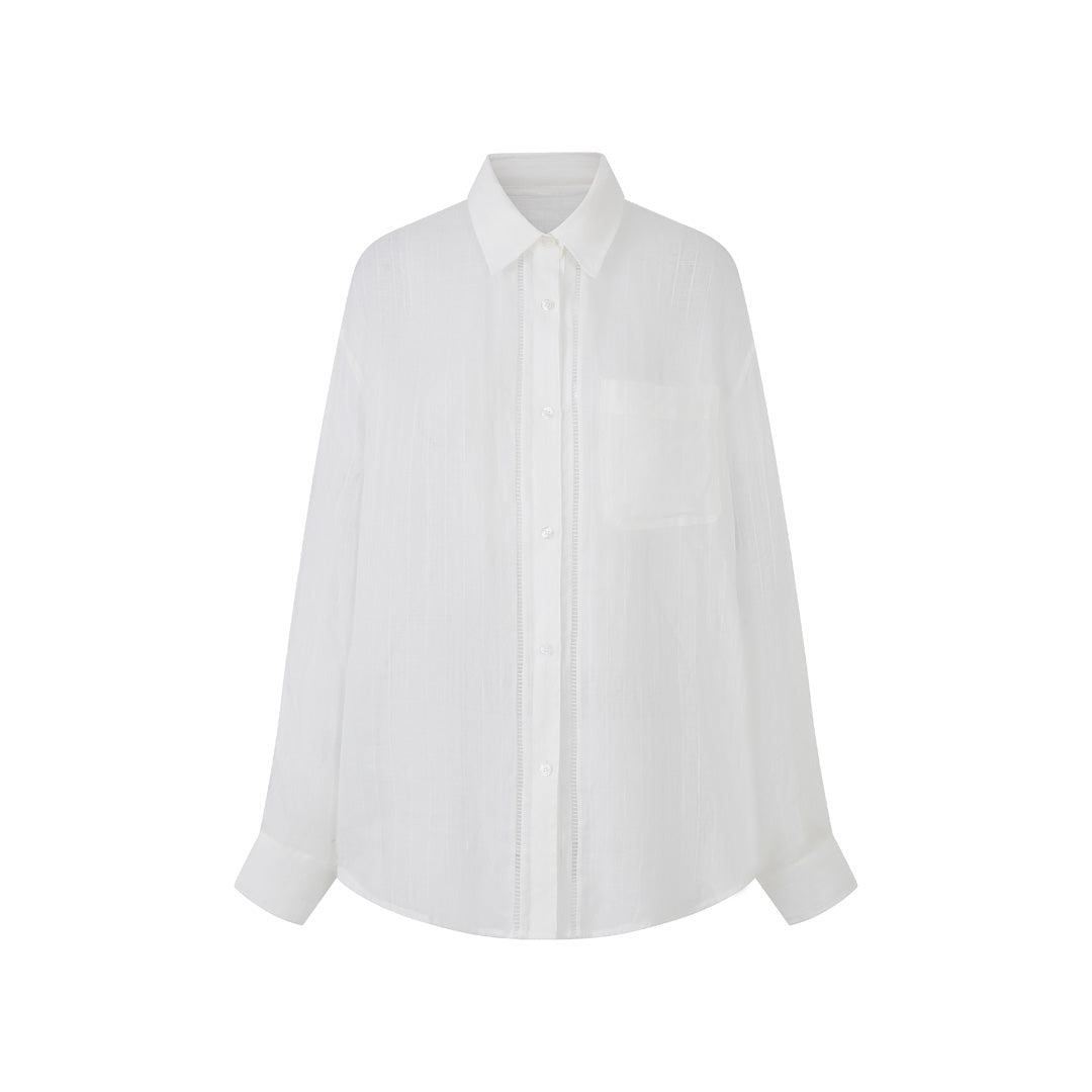 Lafreedom LAF360114 Sheer ramie shirt