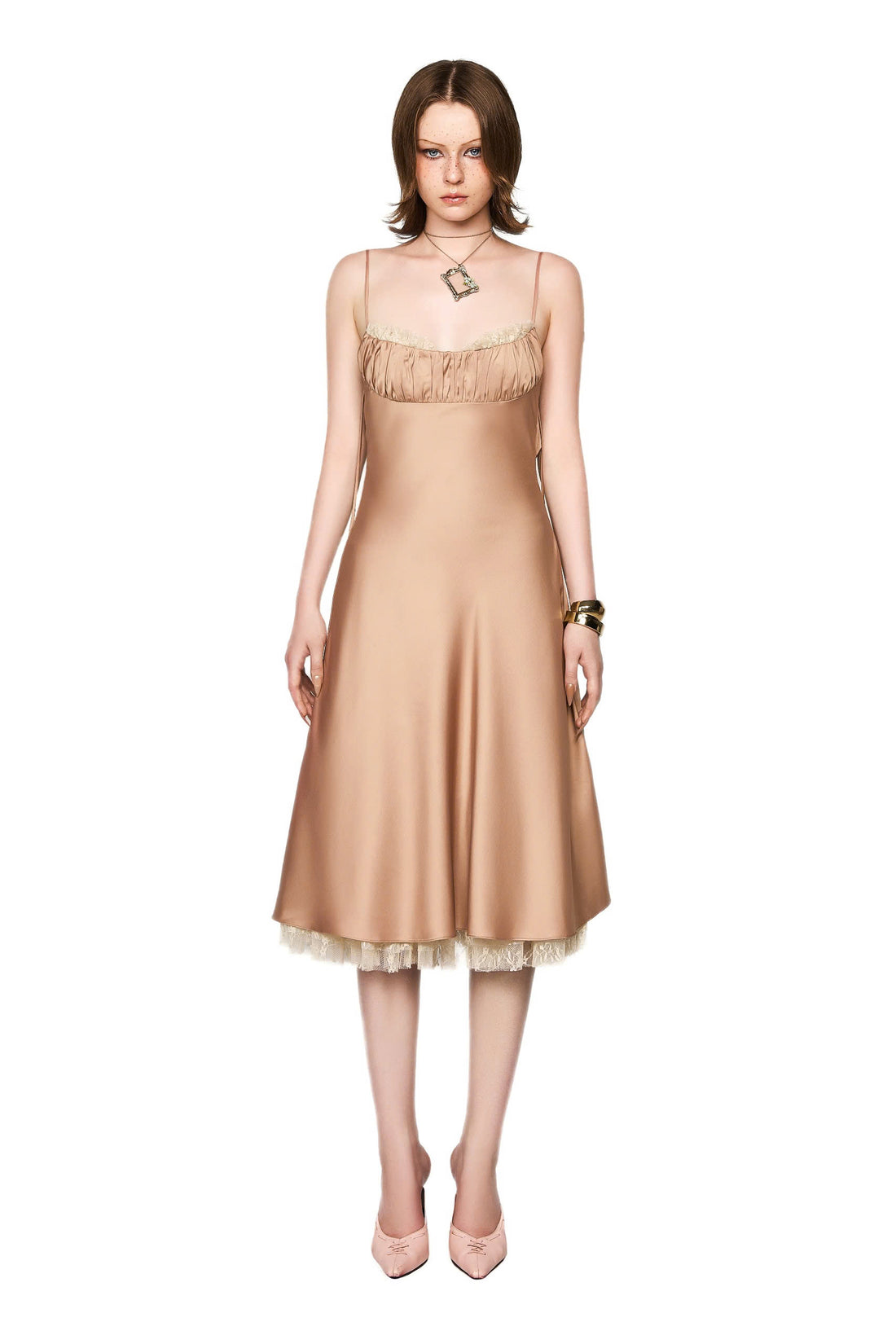 LSEOUL LORE DRESS-Champagne