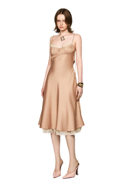 LSEOUL LORE DRESS-Champagne