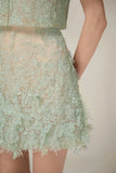 Lobbster Mint Beaded Lace Set Or Separate
