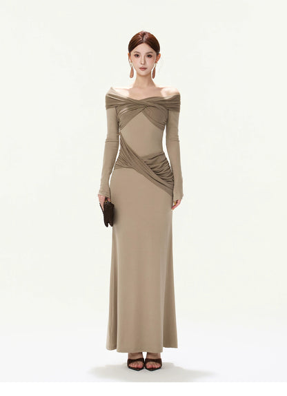 CYNR Off-the-Shoulder Dress