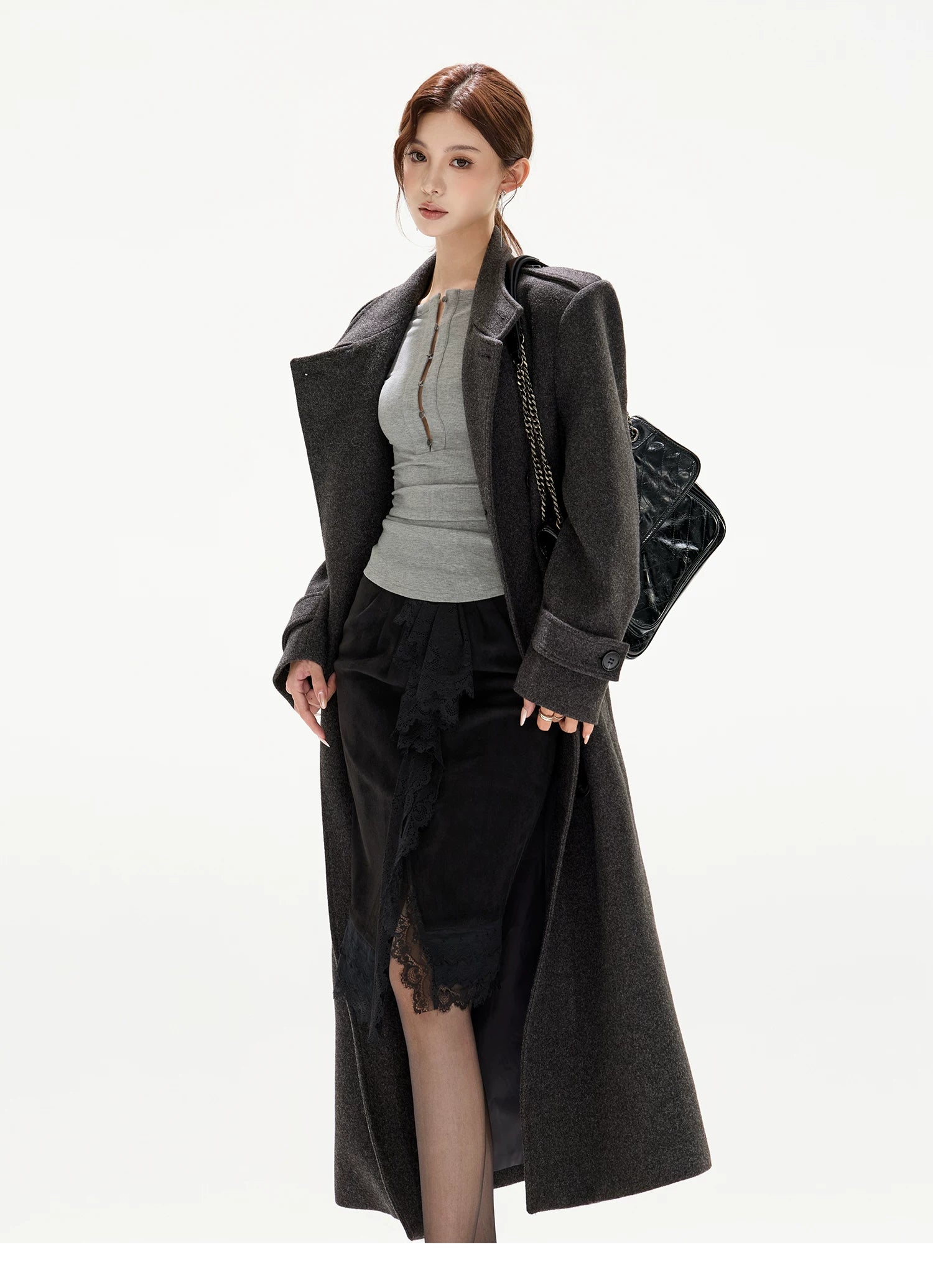 CYNR Loose and slimming woolen jacket