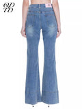 ODTD High waisted slim fitting jeans