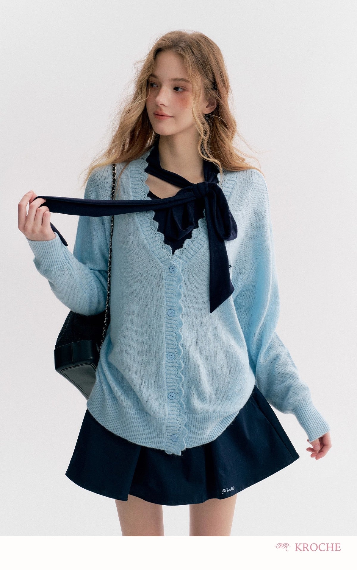 Kroche Oversized Mohair Cardigan