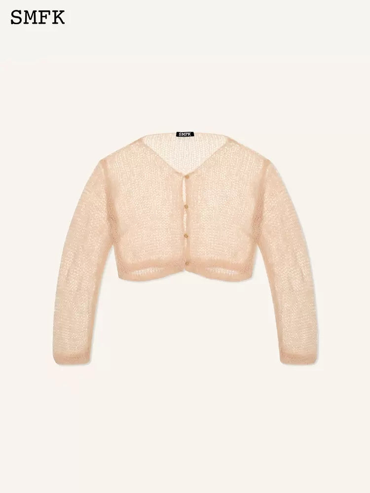 SMFK wild world Wool knitted cardigan