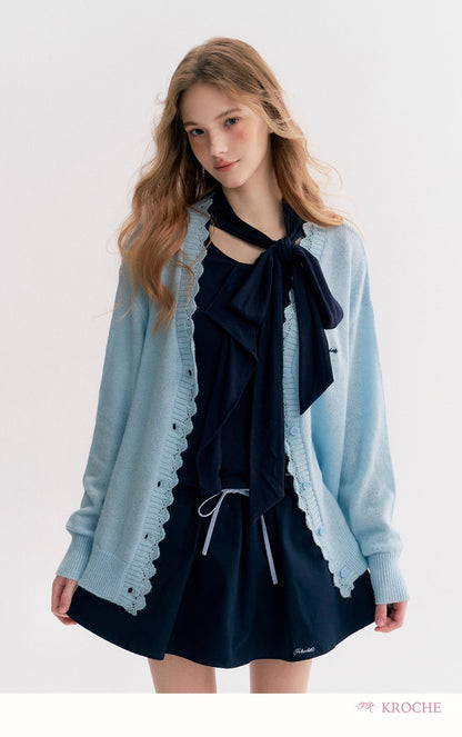 Kroche Oversized Mohair Cardigan