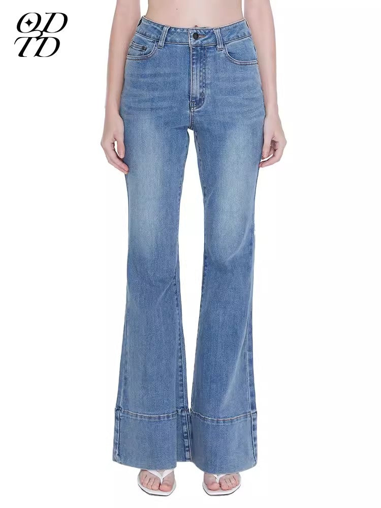 ODTD High waisted slim fitting jeans