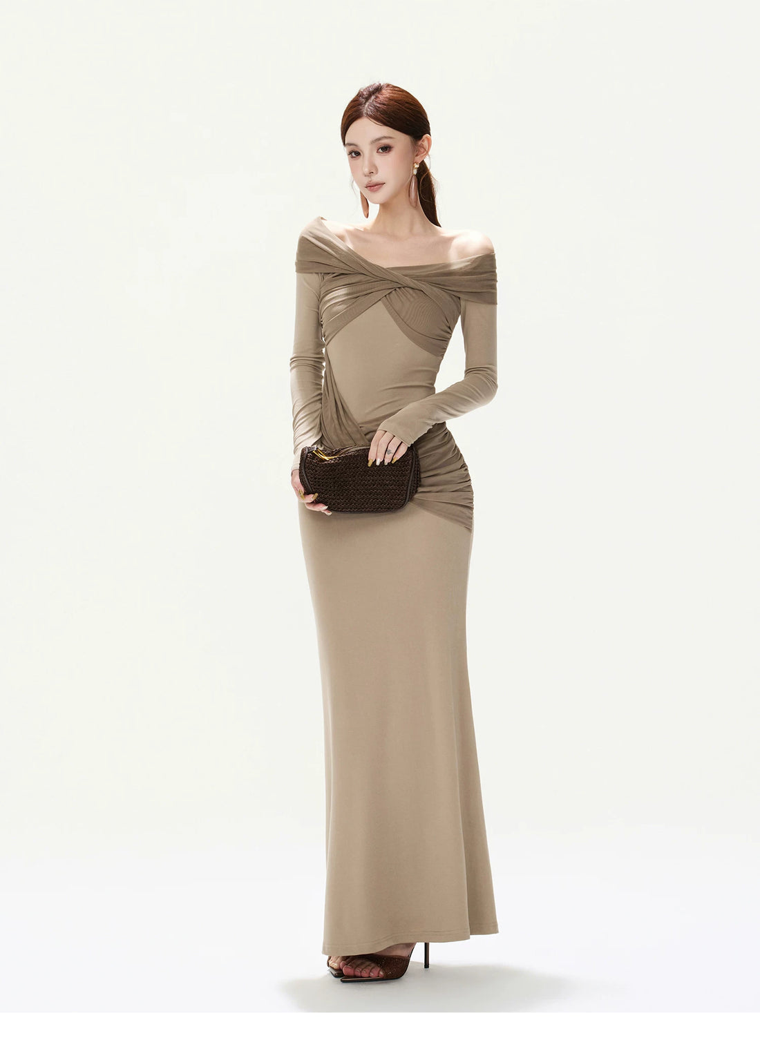 CYNR Off-the-Shoulder Dress