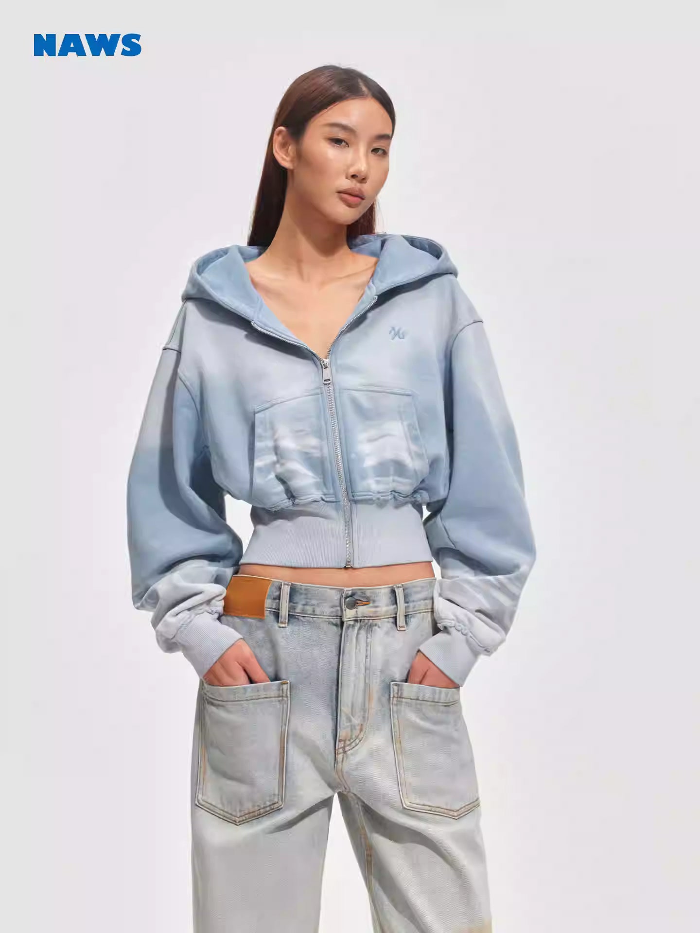 NAWS Retro waist cinching jacket