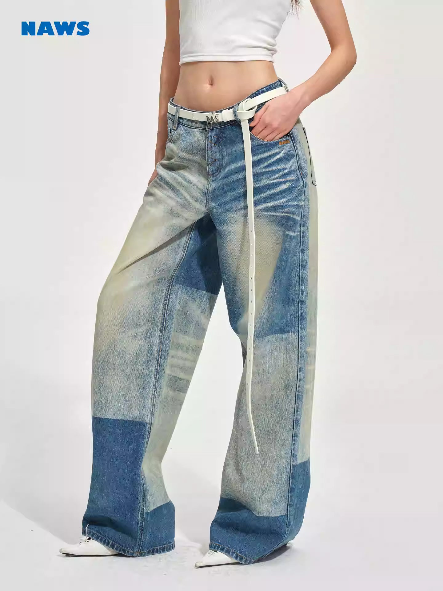 NAWS Retro loose straight leg pants