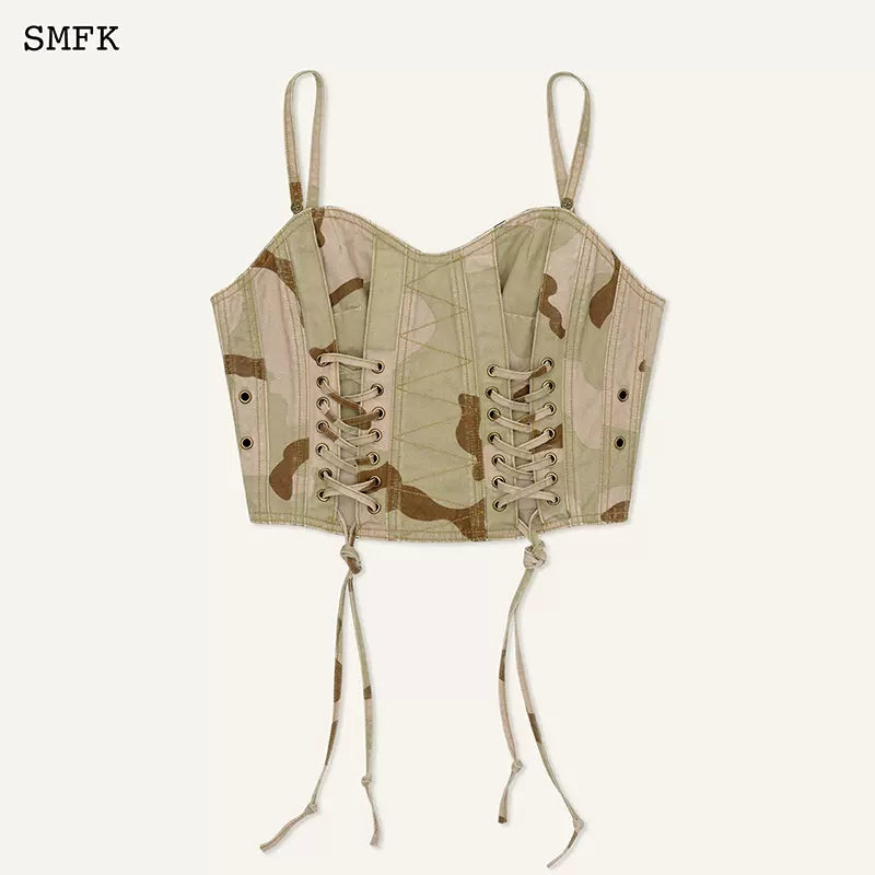 SMFK wild world camouflage corset