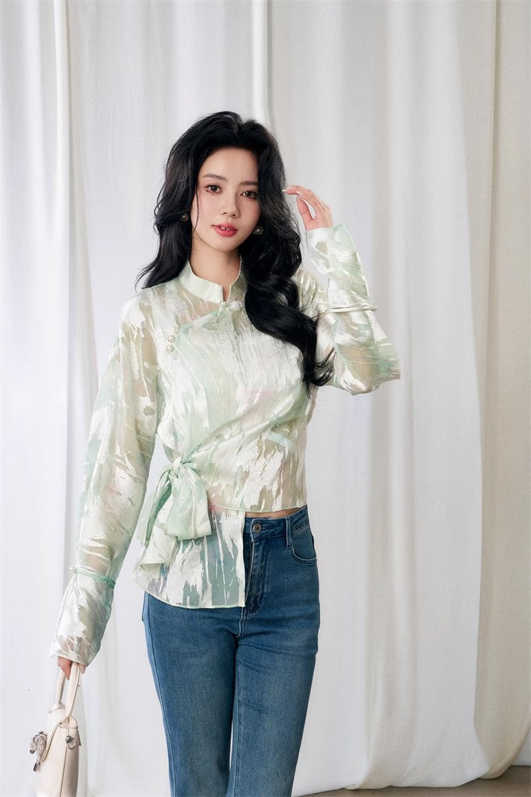 11 niseey Chinese-style Shirt