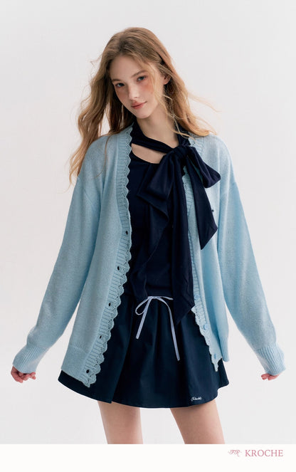 Kroche Oversized Mohair Cardigan