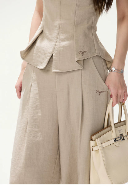 CYNR French Chic Cotton-Linen Blend Set