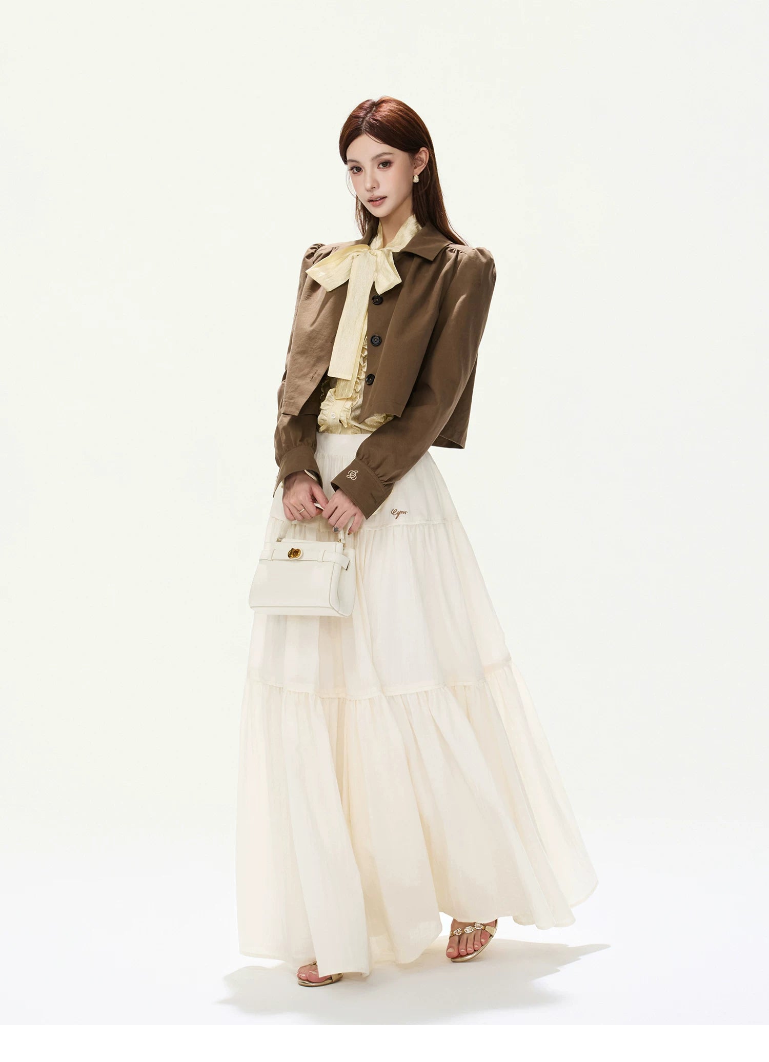 CYNR Vintage Puff-Sleeve Jacket