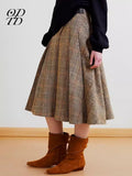 ODTD Wool pleated skirt