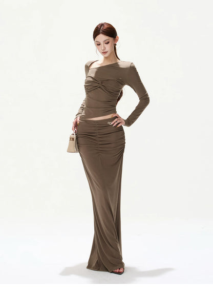 CYNR Vintage Y2K Knit Two-Piece Set
