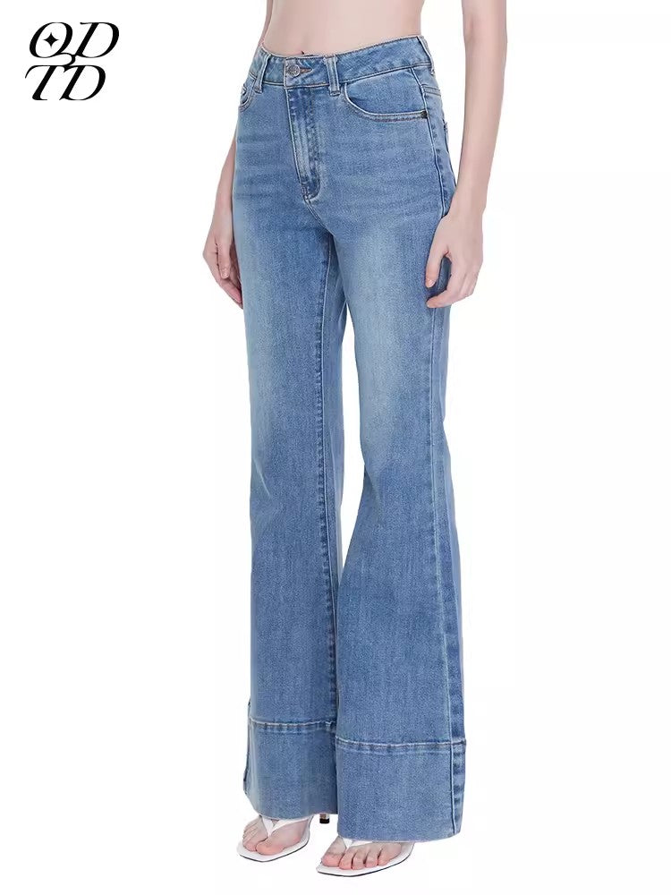 ODTD High waisted slim fitting jeans