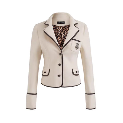 JELLOJELLO Badge decoration preppy style suit + skirt set