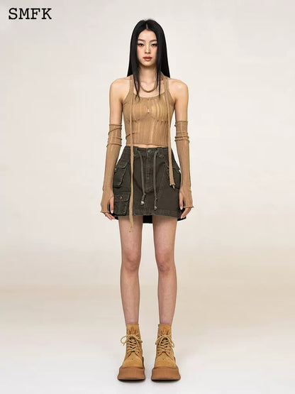 SMFK wild world Knitted top with Cuff