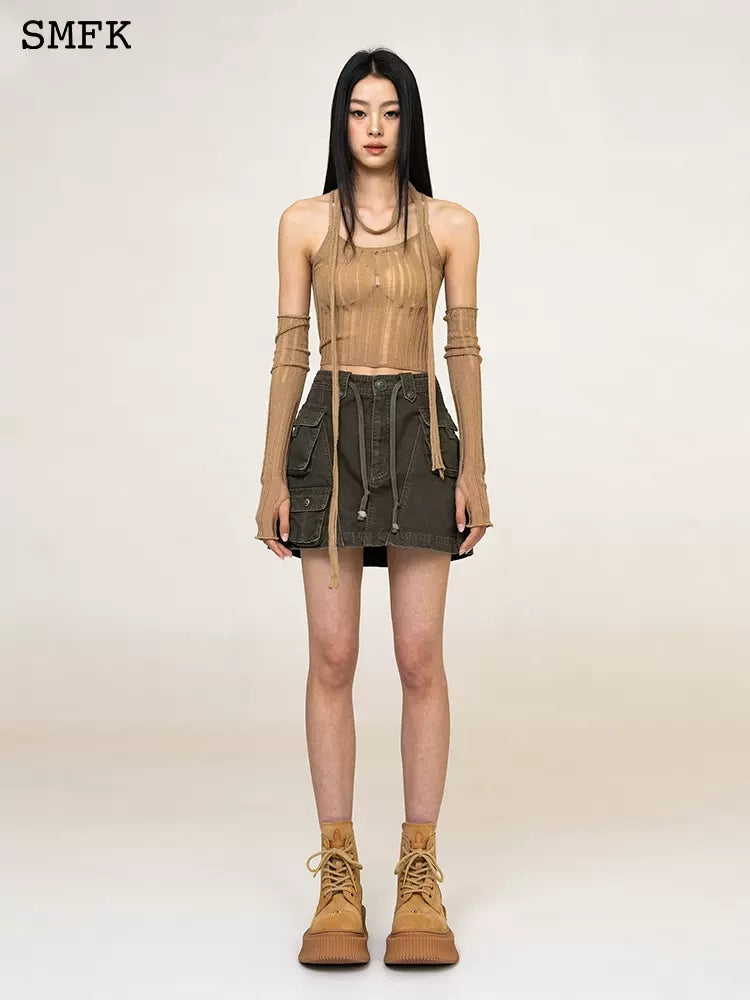 SMFK wild world Knitted top with Cuff