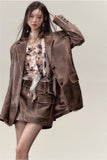 VIA PITTI PU leather jacket Or leather skirt