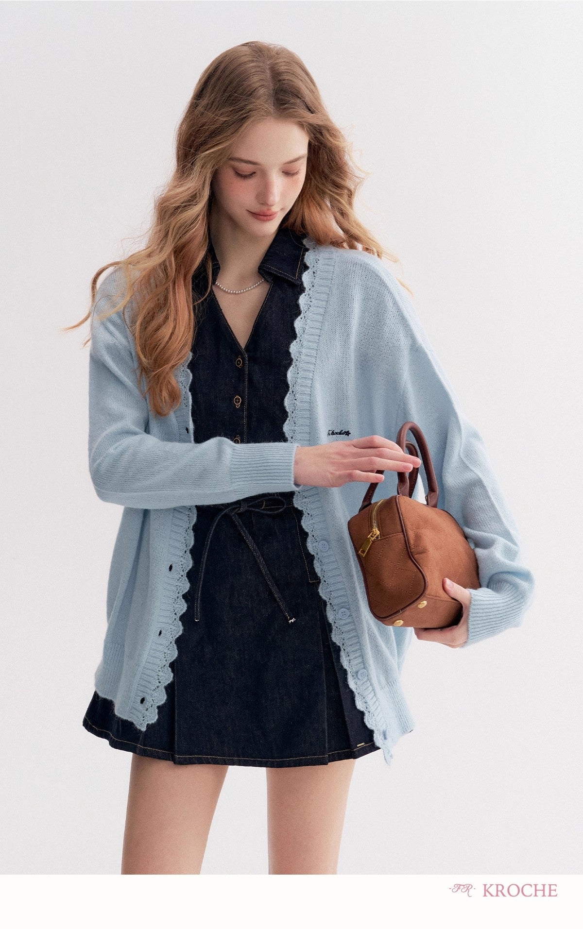 Kroche Oversized Mohair Cardigan