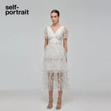 Self-Portrait Pearl lace dress