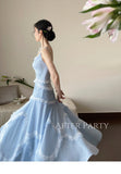 Pre Party fairy blue diamond mini dress