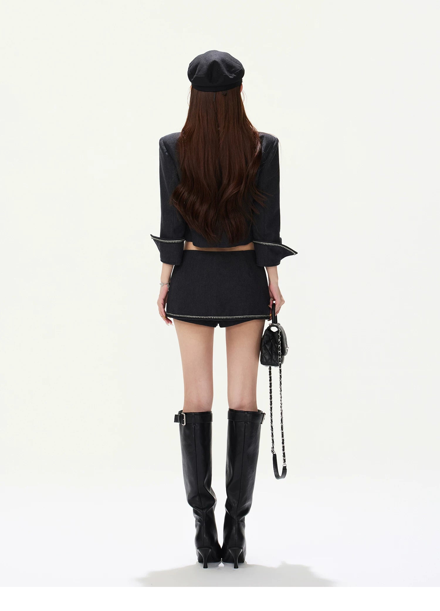 CYNR Palace-Style Jacket and Mini Skirt Set