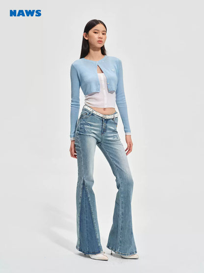 NAWS Wash tight micro flared pants