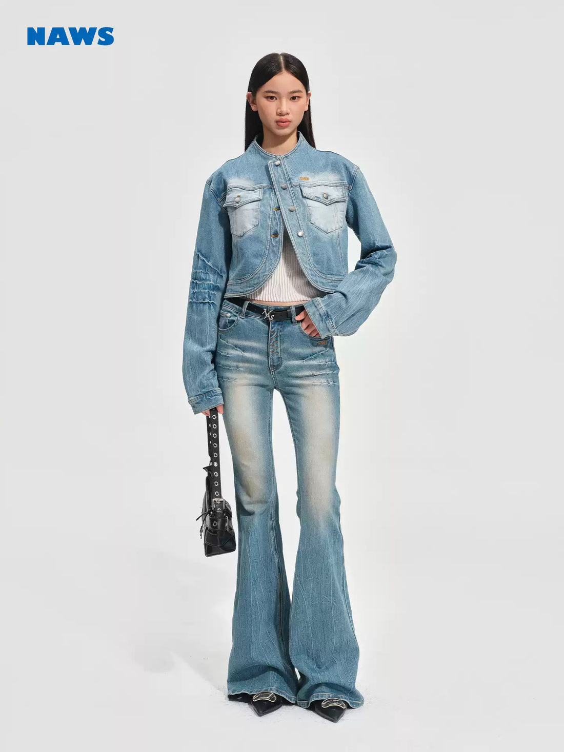 NAWS Washed silhouette shoulder jacket