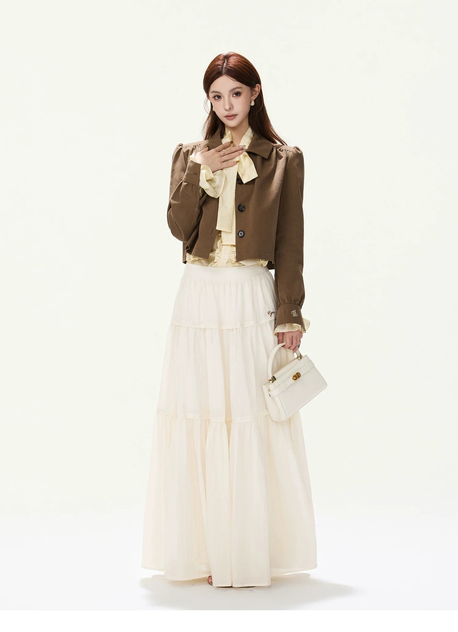 CYNR Vintage Puff-Sleeve Jacket