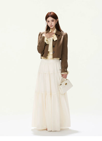 CYNR Vintage Puff-Sleeve Jacket