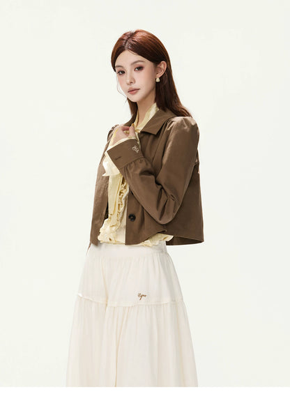 CYNR Vintage Puff-Sleeve Jacket