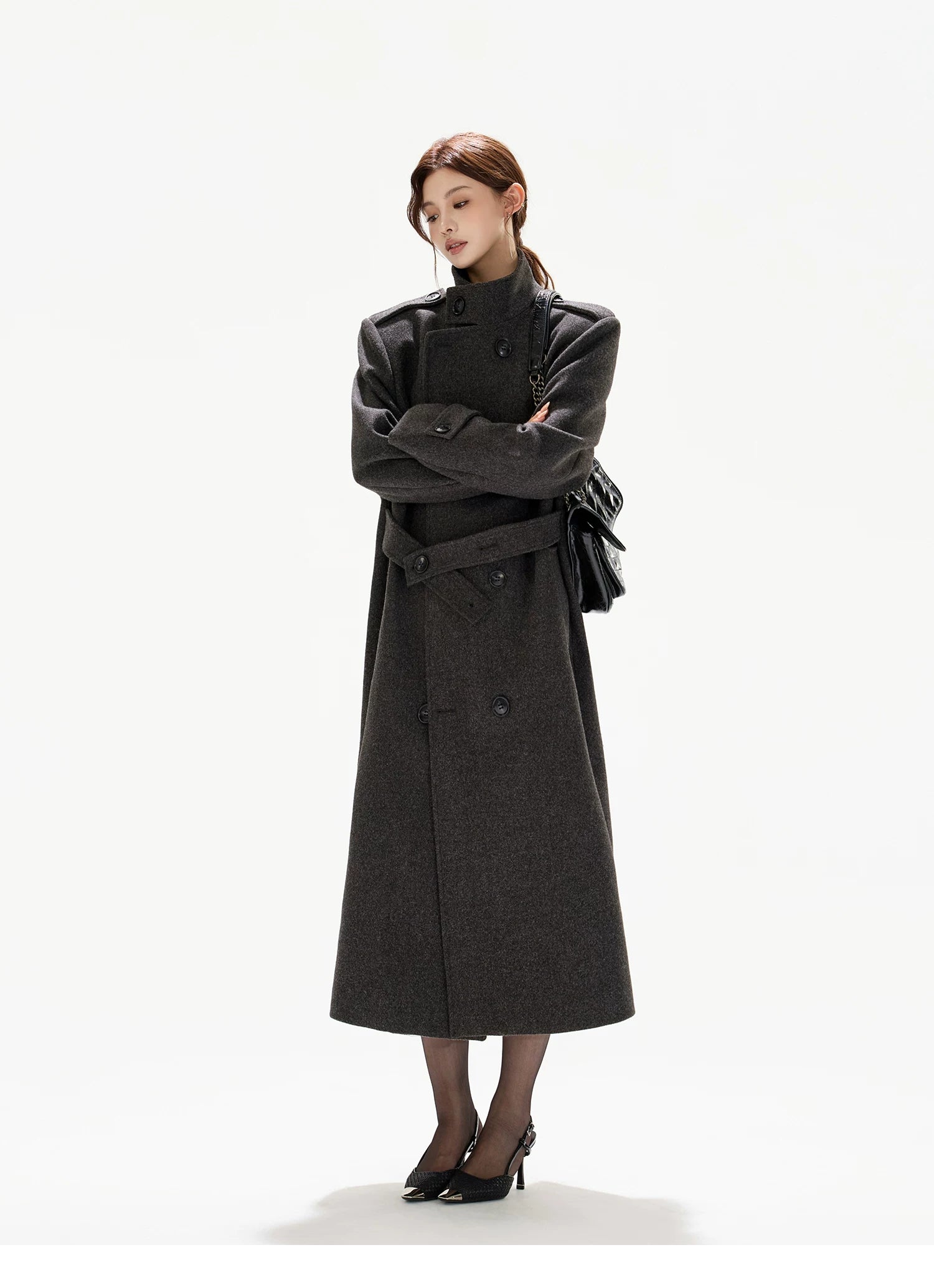CYNR Loose and slimming woolen jacket