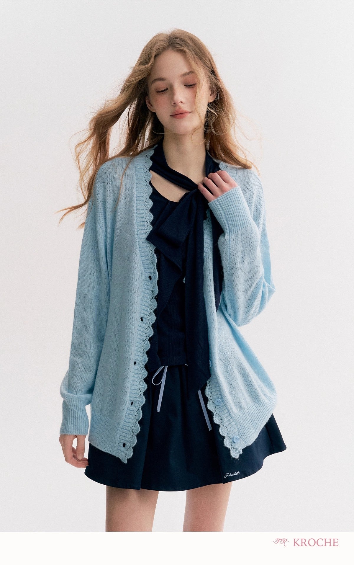 Kroche Oversized Mohair Cardigan