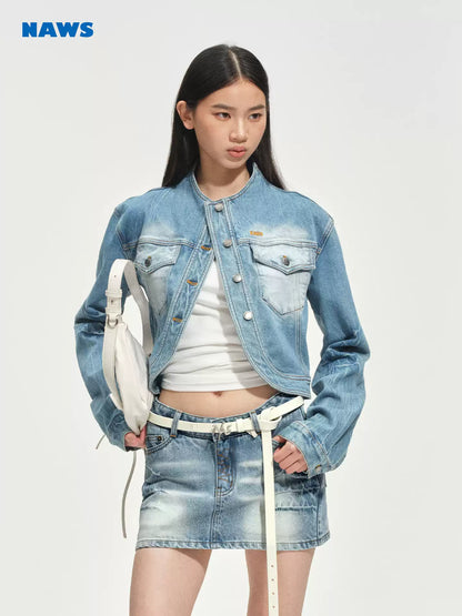 NAWS Washed silhouette shoulder jacket
