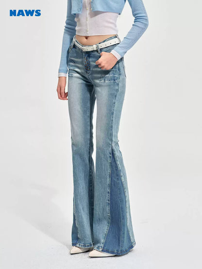 NAWS Wash tight micro flared pants