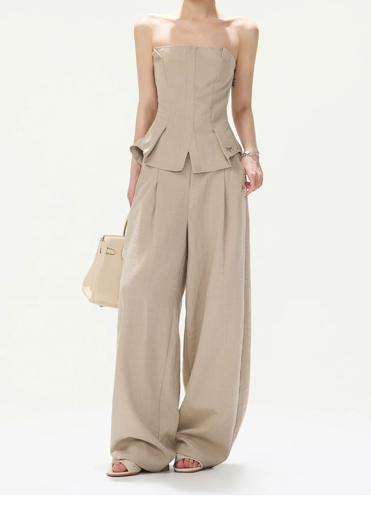 CYNR French Chic Cotton-Linen Blend Set