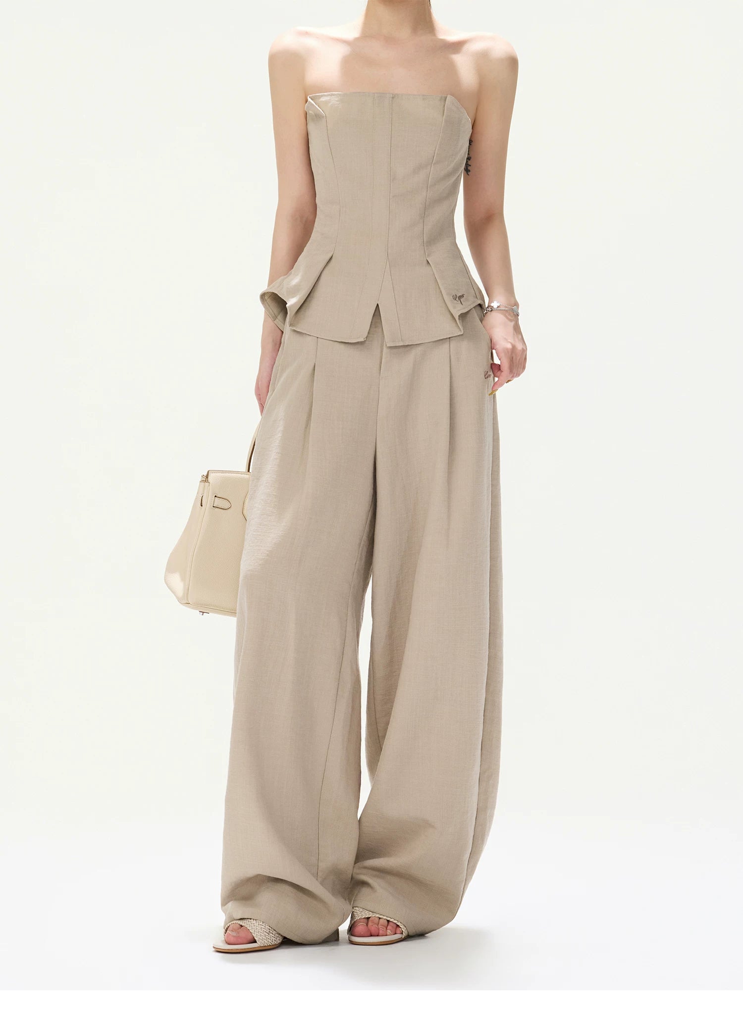 CYNR French Chic Cotton-Linen Blend Set