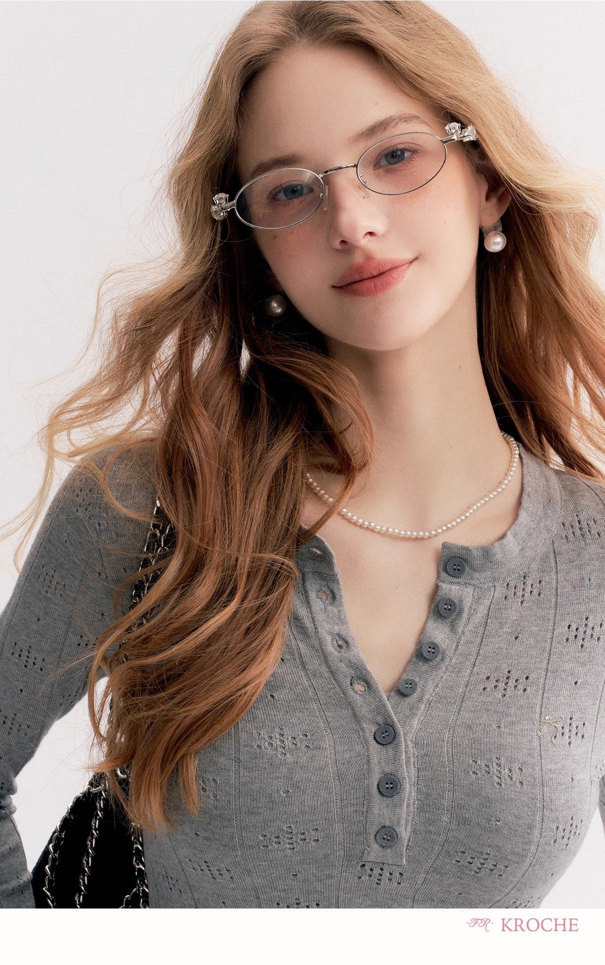 Kroche Round-Neck Slim-Fit Knit Top