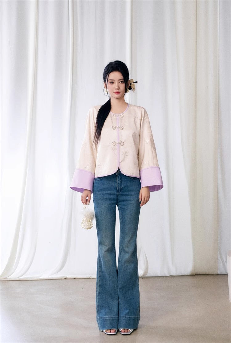 11 niseey Pink Chinese-style Coat